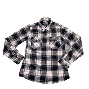NWOT Dixxon Flannel Long Sleeve Shirt "Cro Mags" Alpha Omega Woman’s Medium